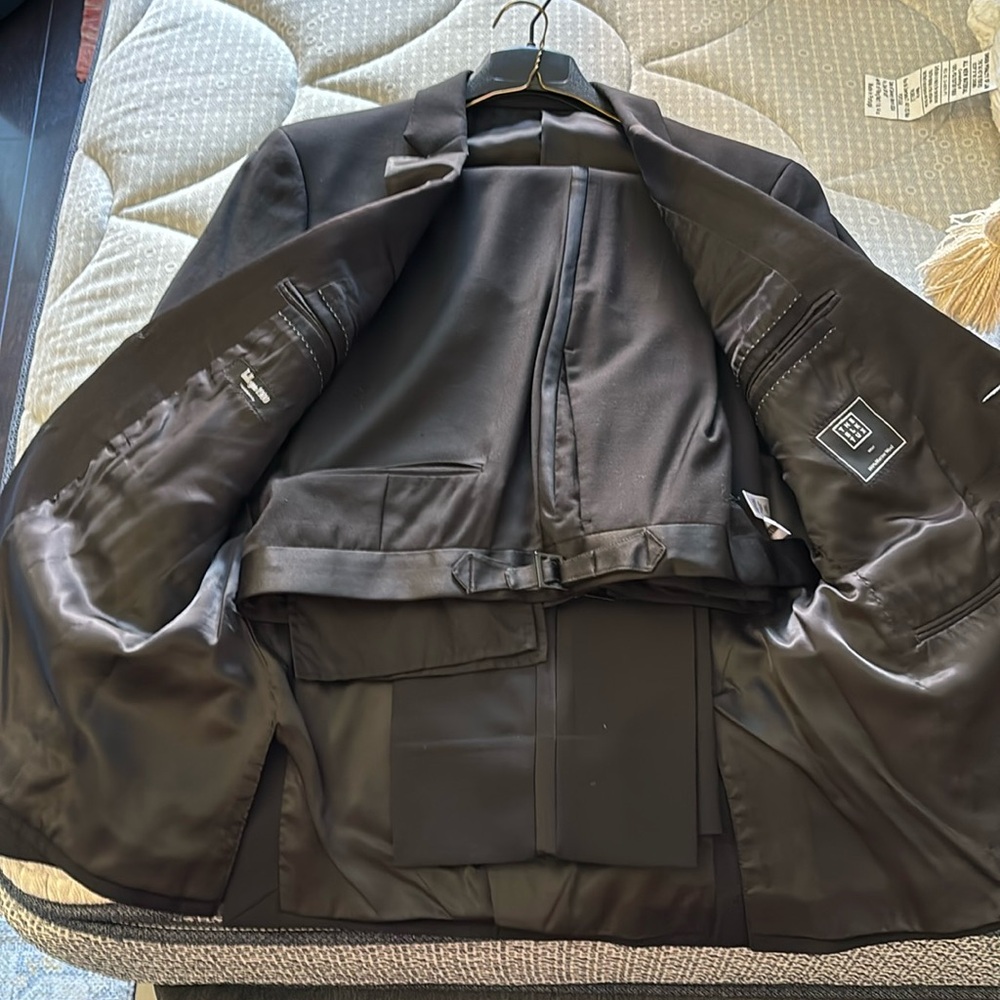 Black Tuxedo - tallegno 1900 The BLK Tux - 38 Short jacket, 32x30 pants